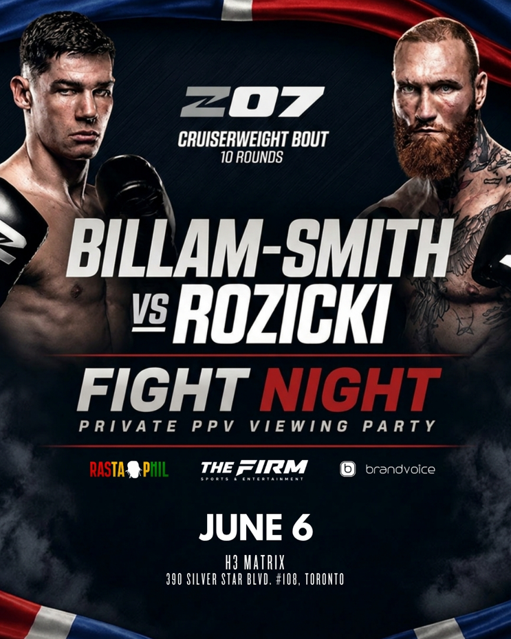 Zuffa Boxing Z07 Private PPV Viewing - Ryan Rozicki vs. Chris Billiam Smith